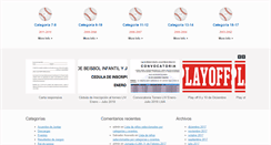 Desktop Screenshot of ligamontealban.com